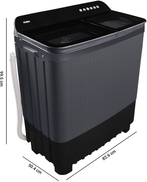 Haier 8.5 Kg Semi-Automatic Washing Machine With Toughened Glass