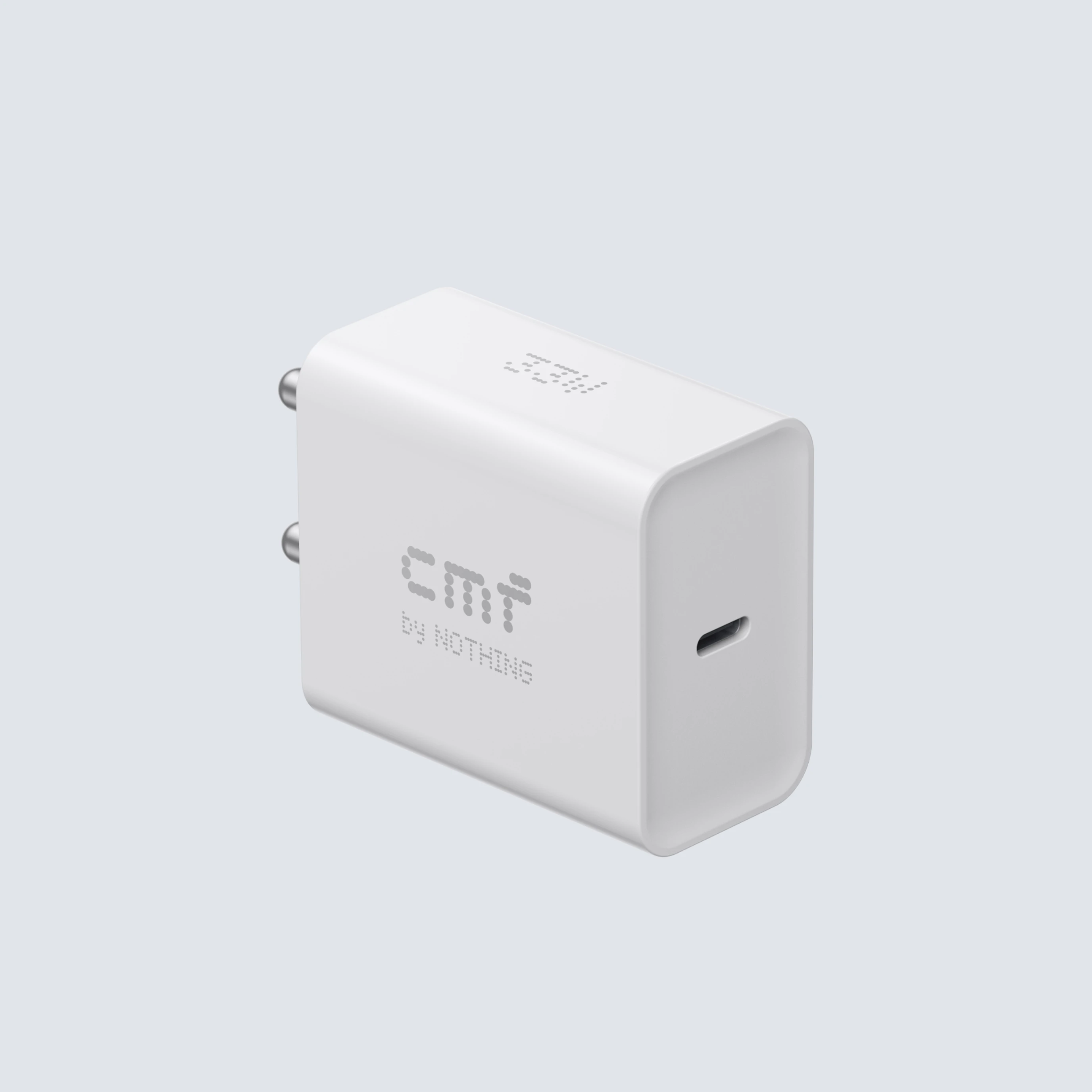 CMF by Nothing 33 W Quick Charge 2 A Wall Charger for Mobile with Detachable Cable (Light White)