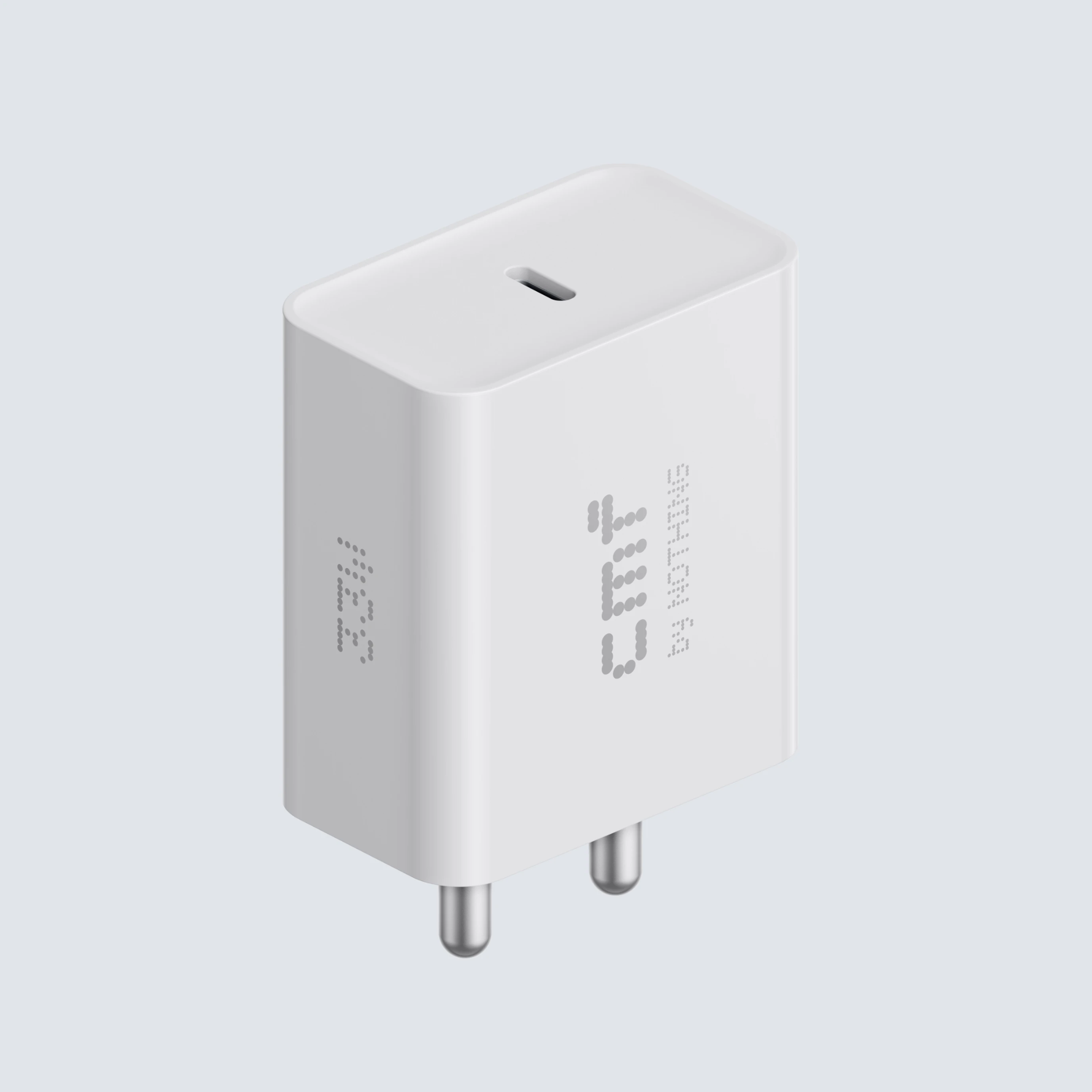 CMF by Nothing 33 W Quick Charge 2 A Wall Charger for Mobile with Detachable Cable (Light White)