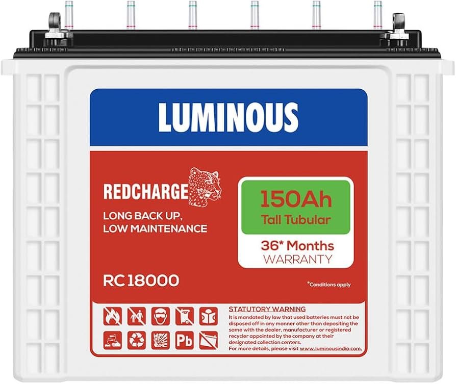 Luminous RC18000  150Ah Inverter Battery